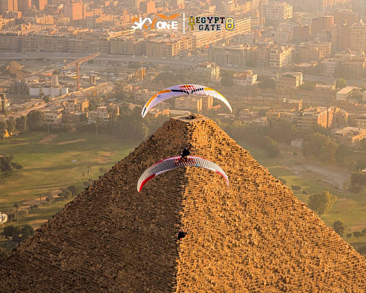 Great Pyramid of Giza from the air